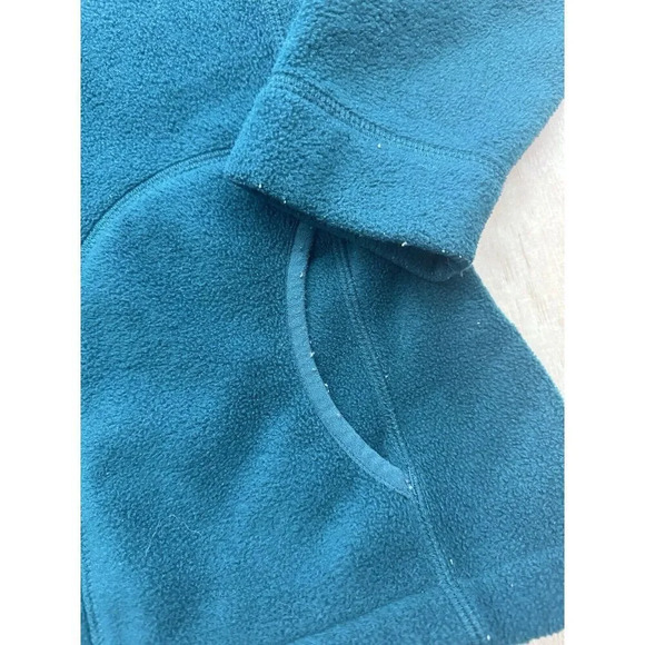 Woolrich Women's Full Zip Fleece Jacket Size Medium Forest Green (deep Atlantic) - Picture 2 of 8